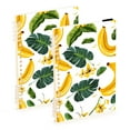 thumbnail image 1 of Banana and Leaves Ring Binder Notebook Journey Note Diary College Ruled Spiral Notebook Study Loose Leaf Paper A5 60 Pages, 1 of 8