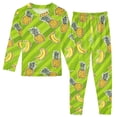 thumbnail image 1 of Banana and Pineapple Pattern Cotton Pajamas 2 Piece Set Sleepwear Soft and Comfortable Homewear Nightwear, 1 of 7