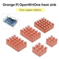 thumbnail image 1 of BananaPi Radiator Banana Pi OpenWrtOne Pure Copper Heat Sink Adhesive CPU Cooler, 1 of 9
