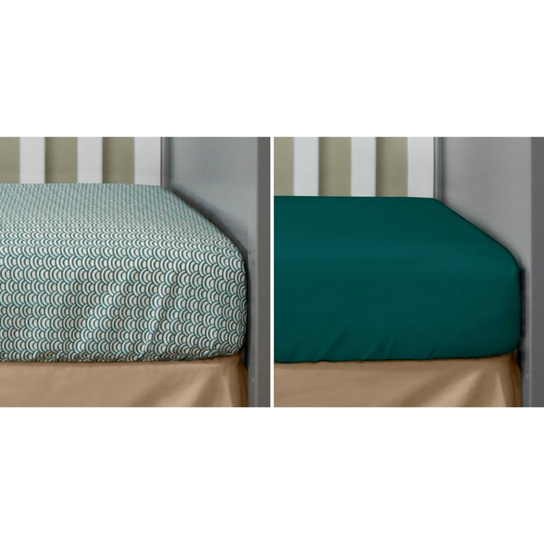Bananafish Studio Forest Fun Set of 2 Crib Sheets Geo Print