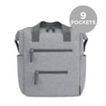 thumbnail interactive-video image 1 of Bananafish Studio Neoprene Back Pack Diaper Bag, Gray, Unisex, Infant, Toddler, 1 of 10