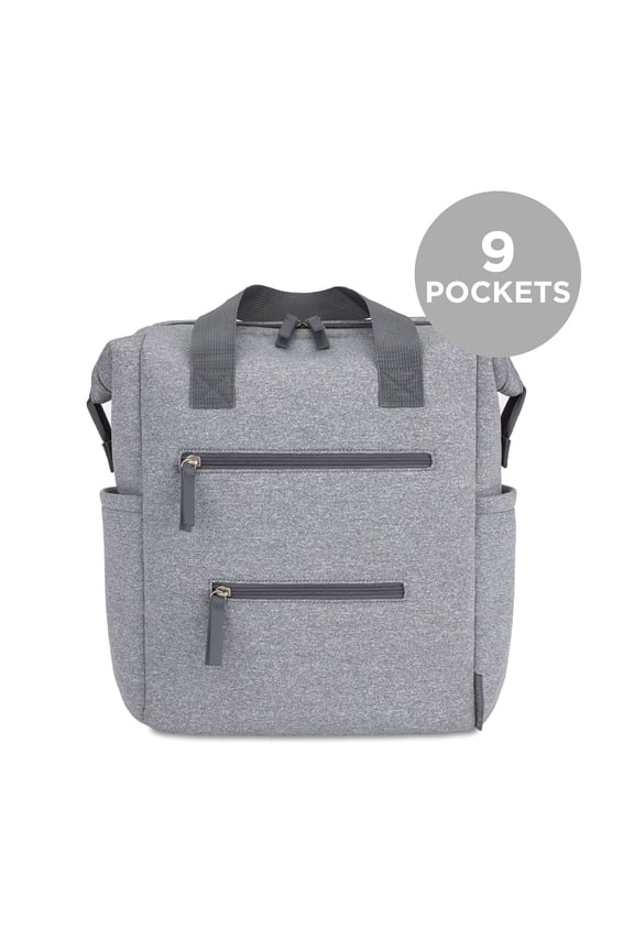 Neoprene Back Pack Diaper Bag, Gray, Unisex, Infant, Toddler