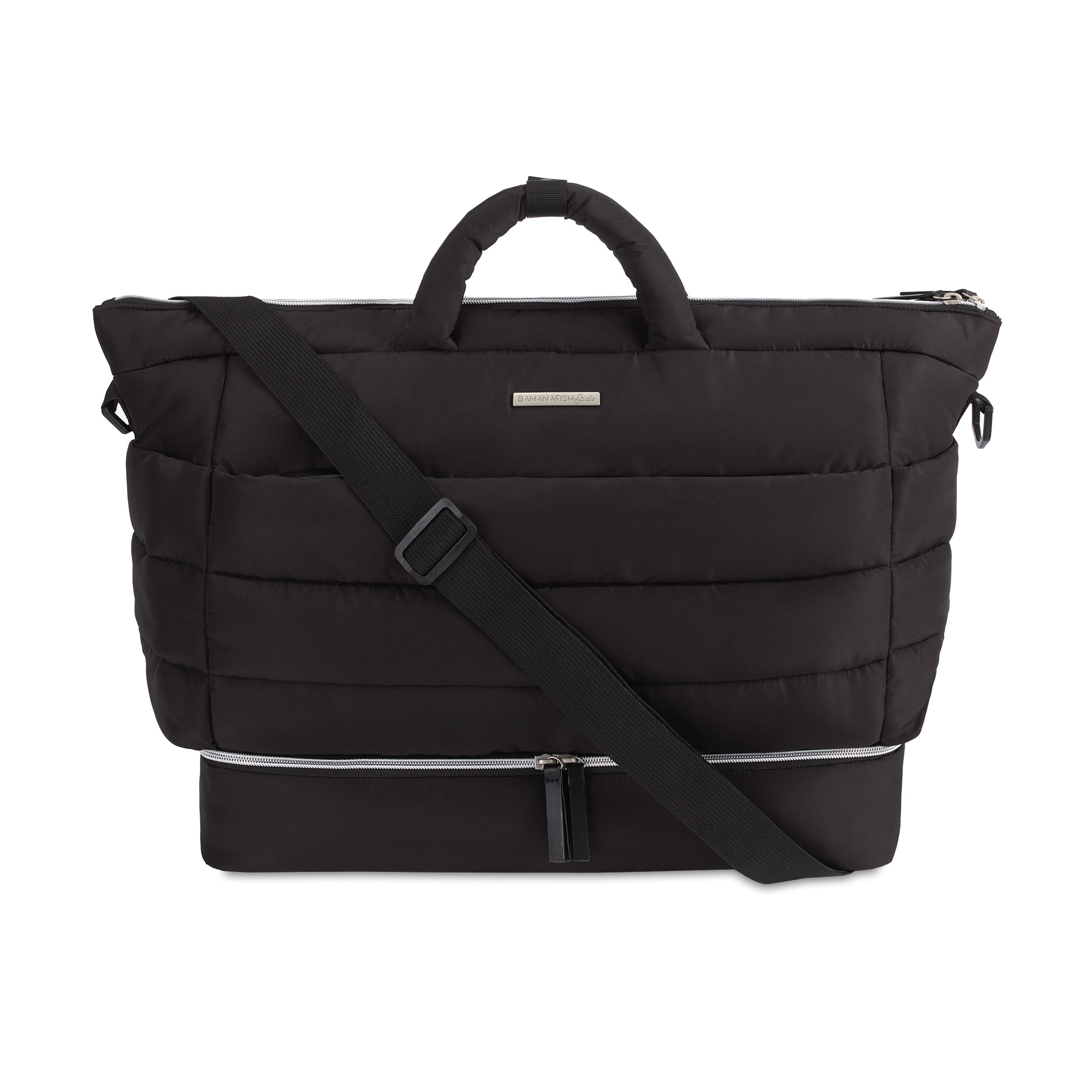 Bananafish Studio Weekender Diaper Bag, Black, Unisex, Infant, Toddler