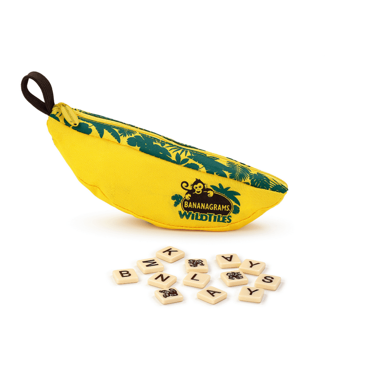 Bananagrams Wild Tiles Family Tile Game for Ages 7 and up, from 