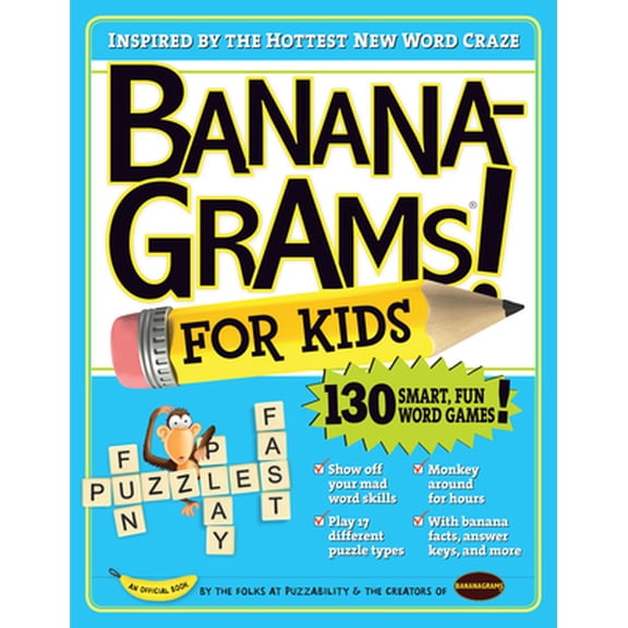 Pre-Owned Bananagrams for Kids (Paperback) 0761158448 9780761158448