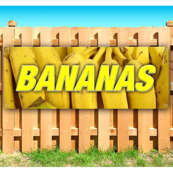 Bananas 13 oz Vinyl Banner With Metal Grommets