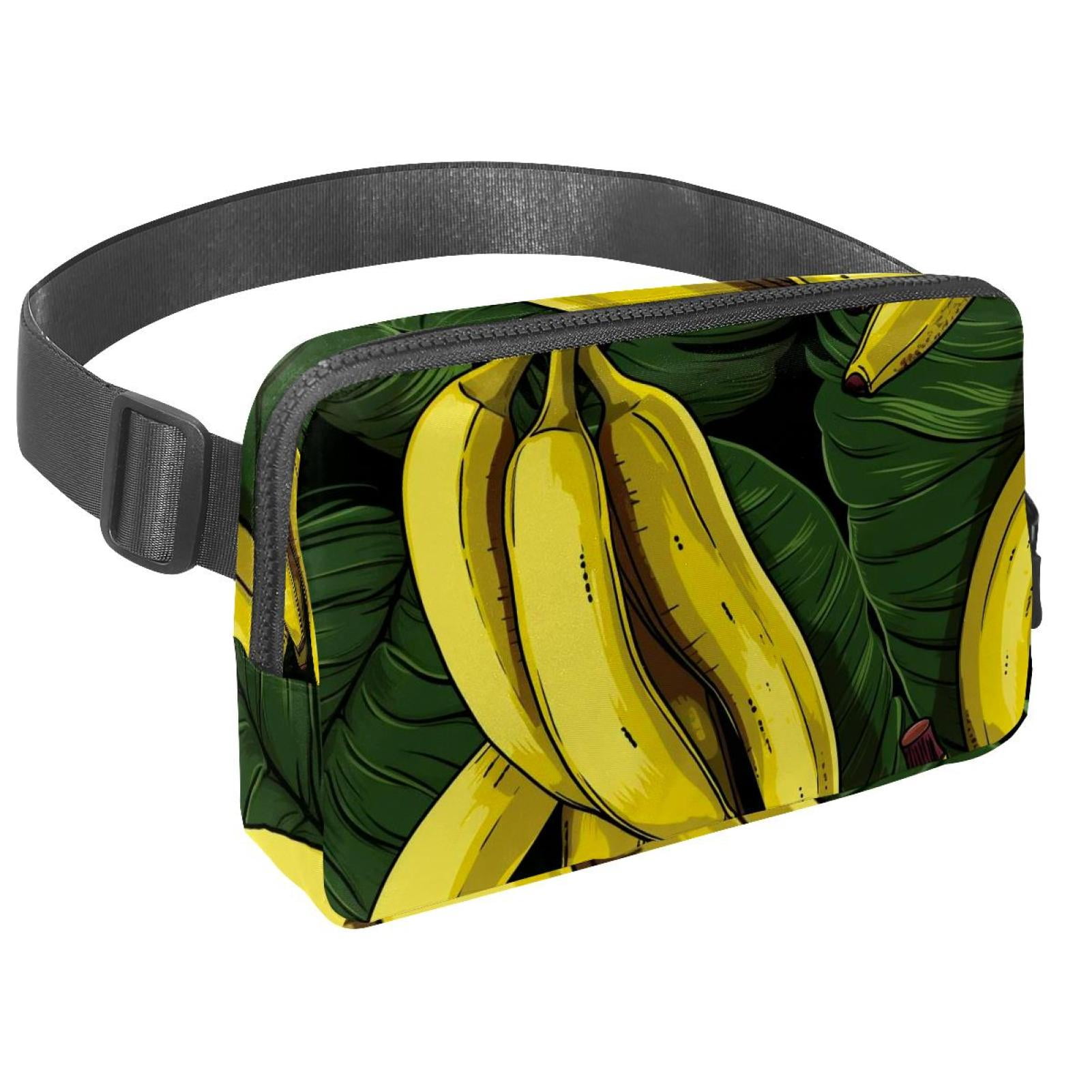 Bananas Adjustable Lightweight Unisex Waist Bag Running Belt with Extension Strap Money Belt Holder