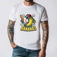 thumbnail image 1 of Bananas Baseball Funny Sports Team Mascot Fan Savannah Player Unisex T-Shirt, for men & women, up to size 5XL., 1 of 2