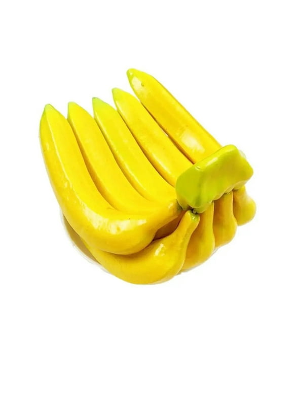 Bananas Bunch Lifelike Banana Cluster Decoration Fruits Bananas Model Photography Props Kitchen Party Decoration
