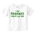thumbnail image 1 of Bananas For Lil Bro Younger Brother Toddler Boy Girl T Shirt Infant Toddler Brisco Brands 12M, 1 of 6