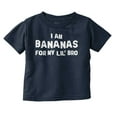 thumbnail image 1 of Bananas For Lil Bro Younger Brother Toddler Boy Girl T Shirt Infant Toddler Brisco Brands 24M, 1 of 6