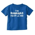 thumbnail image 1 of Bananas For Lil Bro Younger Brother Toddler Boy Girl T Shirt Infant Toddler Brisco Brands 3T, 1 of 6