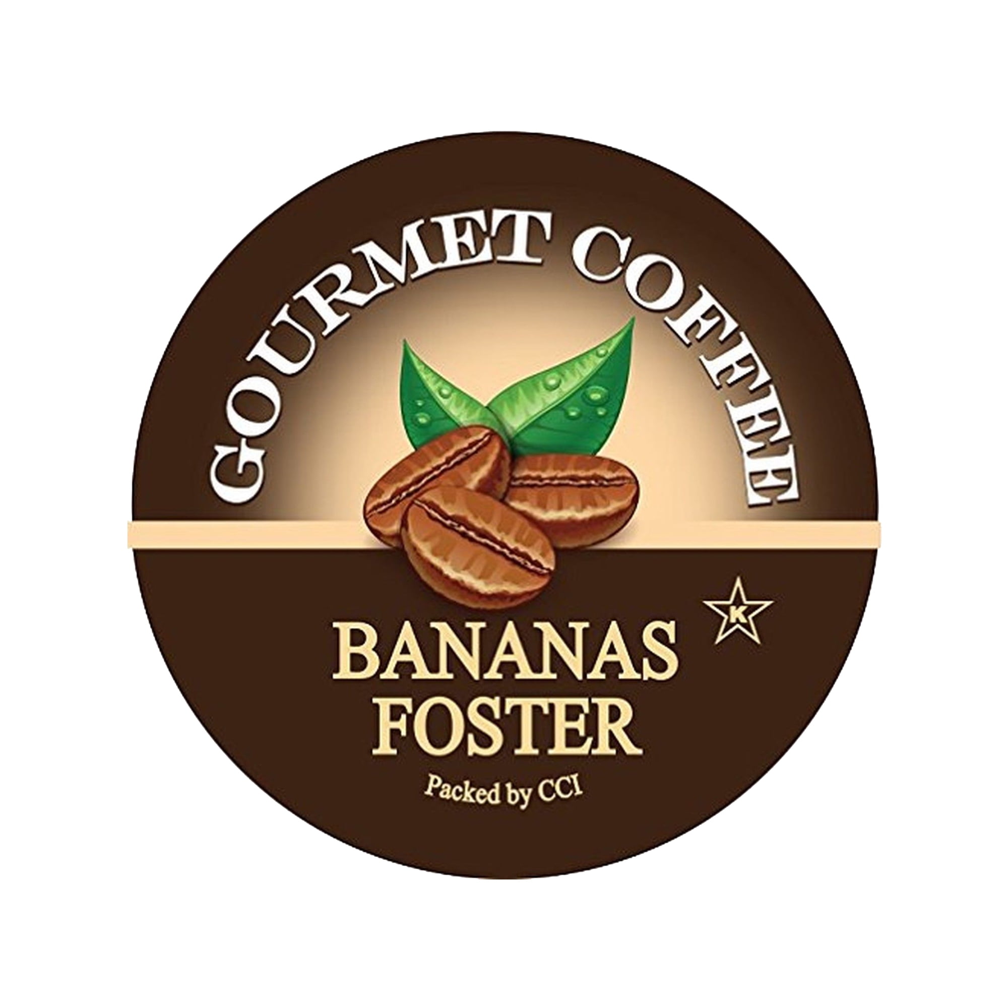 Bananas Foster Flavored Coffee, Single Serve Cups for Keurig K-cup Brewers,  35 Count