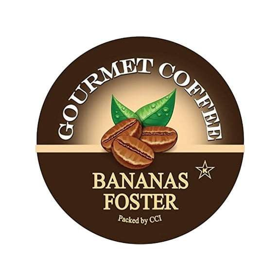 Bananas Foster Flavored Coffee, Single Serve Cups for Keurig K-cup Brewers, 35 Count