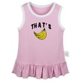 thumbnail image 1 of That's Bananas Funny Dresses For Baby, Newborn Babies Skirts, Infant Princess Dress, 0-24M Kids Graphic Clothes (Pink Sleeveless Dresses, 6-12 Months), 1 of 4