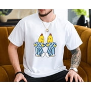 Bananas In Pajamas B1 And B2 Banana Lovers Graphic Unisex T-Shirt, up to size 3XL.