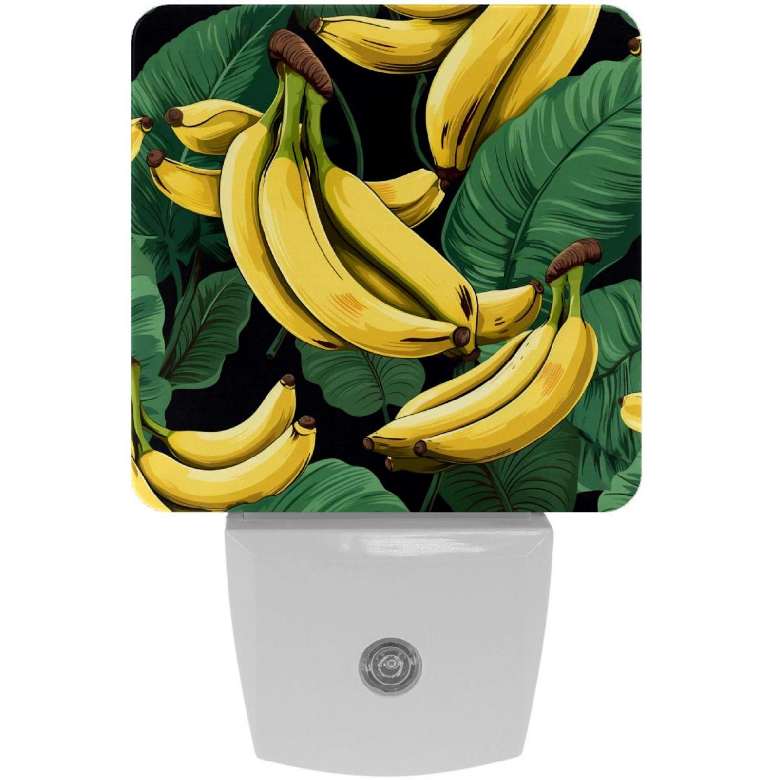 Bananas LED Square Night Lights Modern and Versatile Plugin Lighting