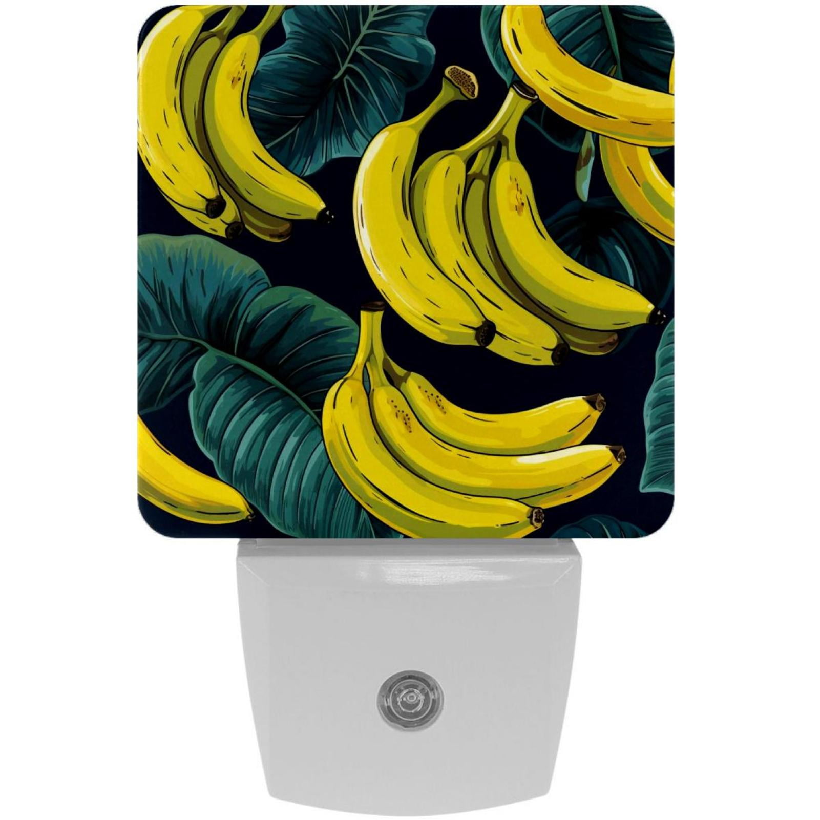 Bananas LED Square Night Lights Stylish and Functional Nightlight for