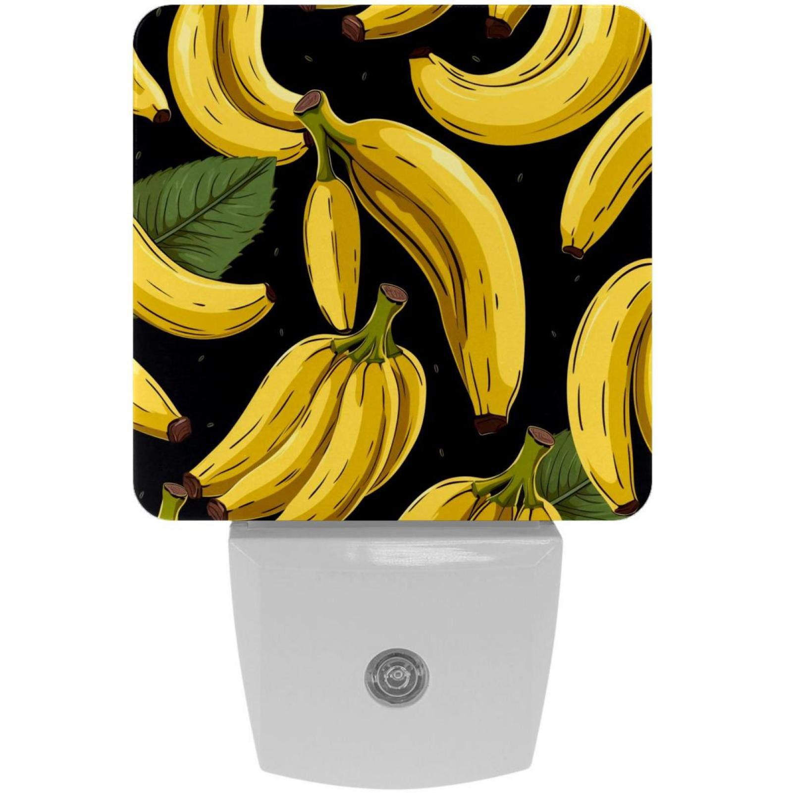 Bananas LED Square Night Lights Stylish and Functional Nightlight for