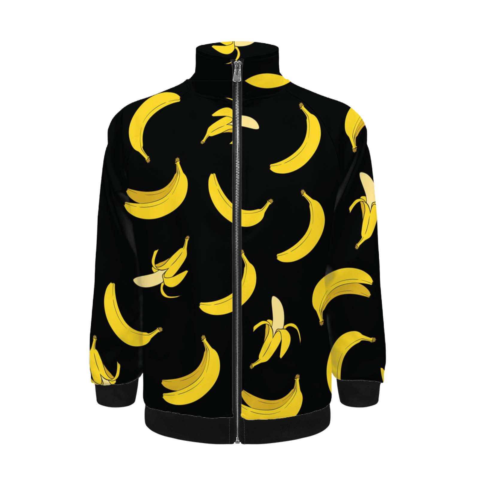 Pattern Print Banana Men's Bomber Jacket