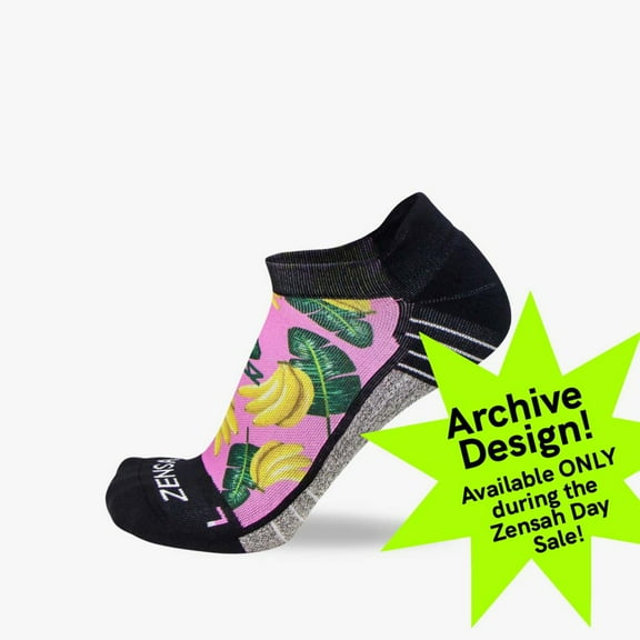 Bananas Socks (No Show) S / Pink