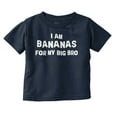 thumbnail image 1 of Bananas for my Big Bro Cute Brother Toddler Boy Girl T Shirt Infant Toddler Brisco Brands 3T, 1 of 6