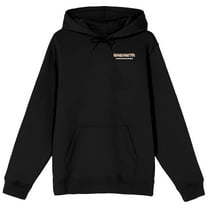 Bananya Halloween Costumes Adult Black Long Sleeve Hooded Sweatshirt
-Medium