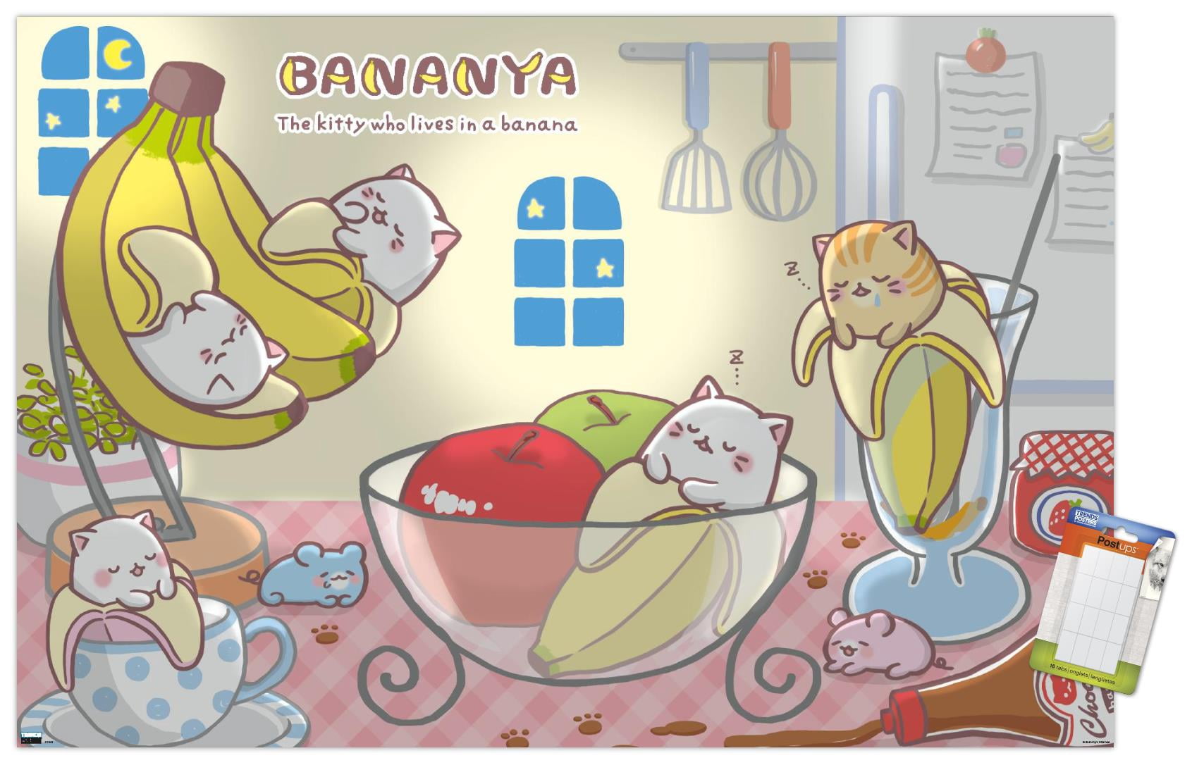 Bananya - Nap Wall Poster, 14.725" x 22.375"