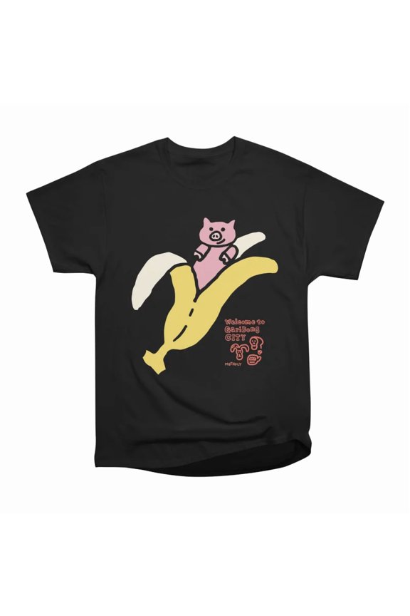 Bananyang 100 Pig T-Shirt Tee Gift For Him Merch For Her Apparel For Friend