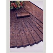 Banarasi Lichi Silk Traditional Saree, Cultural Wear for Women