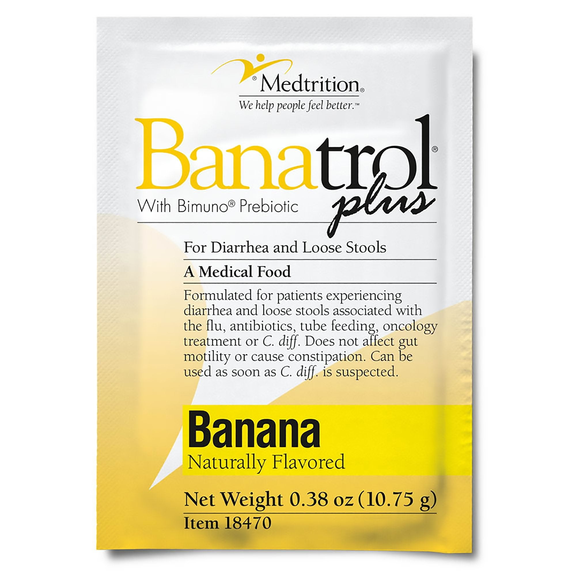 Banatrol Plus Oral &amp;amp; Tube Feeding Formula Banana 10.75 Gram Packet, 25 Packets