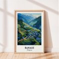Phillipines Rice Terrace Banaue Travel Rice Terraces Philippines Cityscape Poster, Travel ...