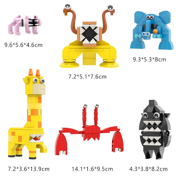 Banban Building Blocks Set,Garden Monster Character Action Figure Building  Block Toy, Popular Puzzle Escape Game Toys,Great Gift for Kids Friends Game  Fans 