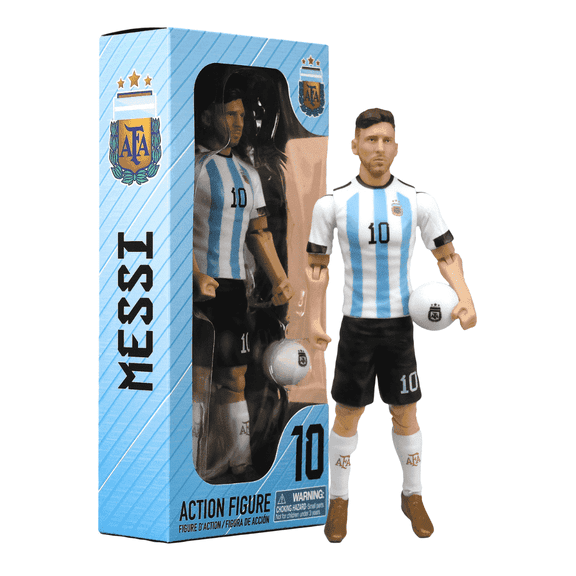 Banbo Toys SOCKERS Argentina Lionel Messi 8" Collectible Soccer Action Figure