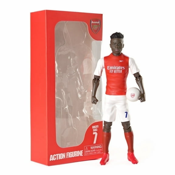 Banbo Toys SOCKERS Arsenal Saka 8" Collectible Soccer Action Figure