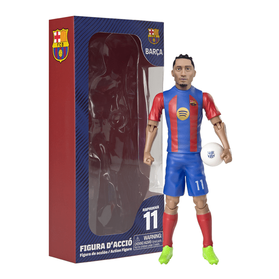 Banbo Toys SOCKERS FC Barcelona Raphael "Raphinha" Dias Belloli 8" Collectible Soccer Action Figure