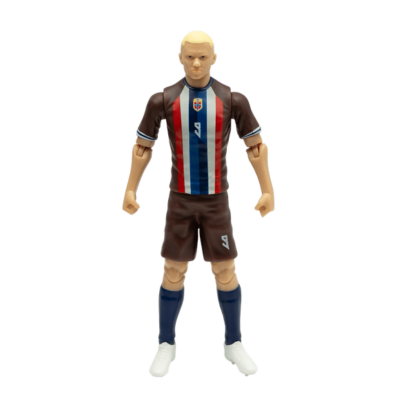 Banbo Toys SOCKERS Norway National Erling Haaland 8" Collectible Soccer Action Figure