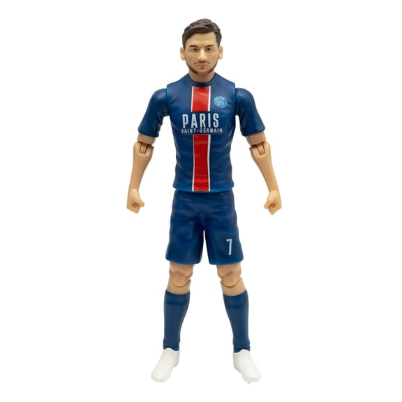 Banbo Toys SOCKERS Paris Saint-Germain Khvicha Kvaratskhelia 8" Collectible Soccer Action Figure