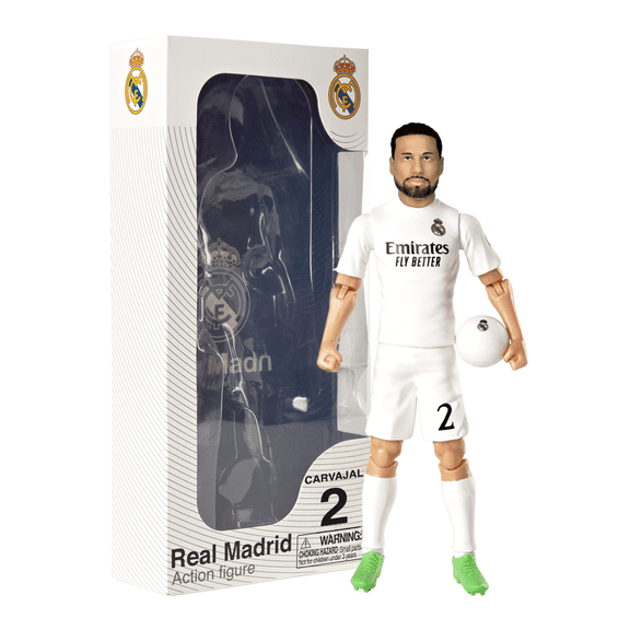 Banbo Toys SOCKERS Real Madrid Dani Carvajal 8" Collectible Soccer Action Figure