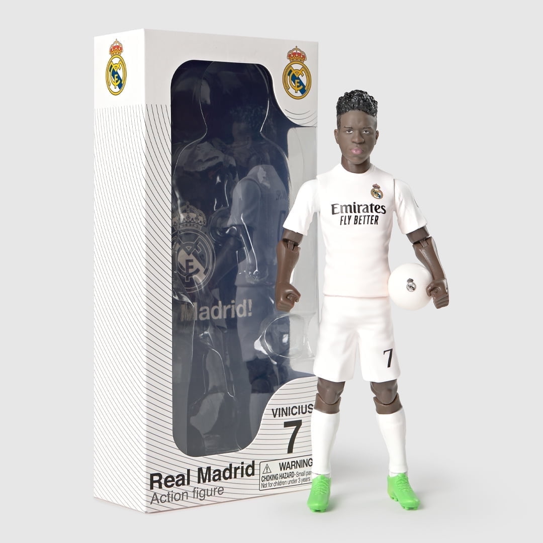 Vinicius Real Madrid 8" White Soccer Action Figure