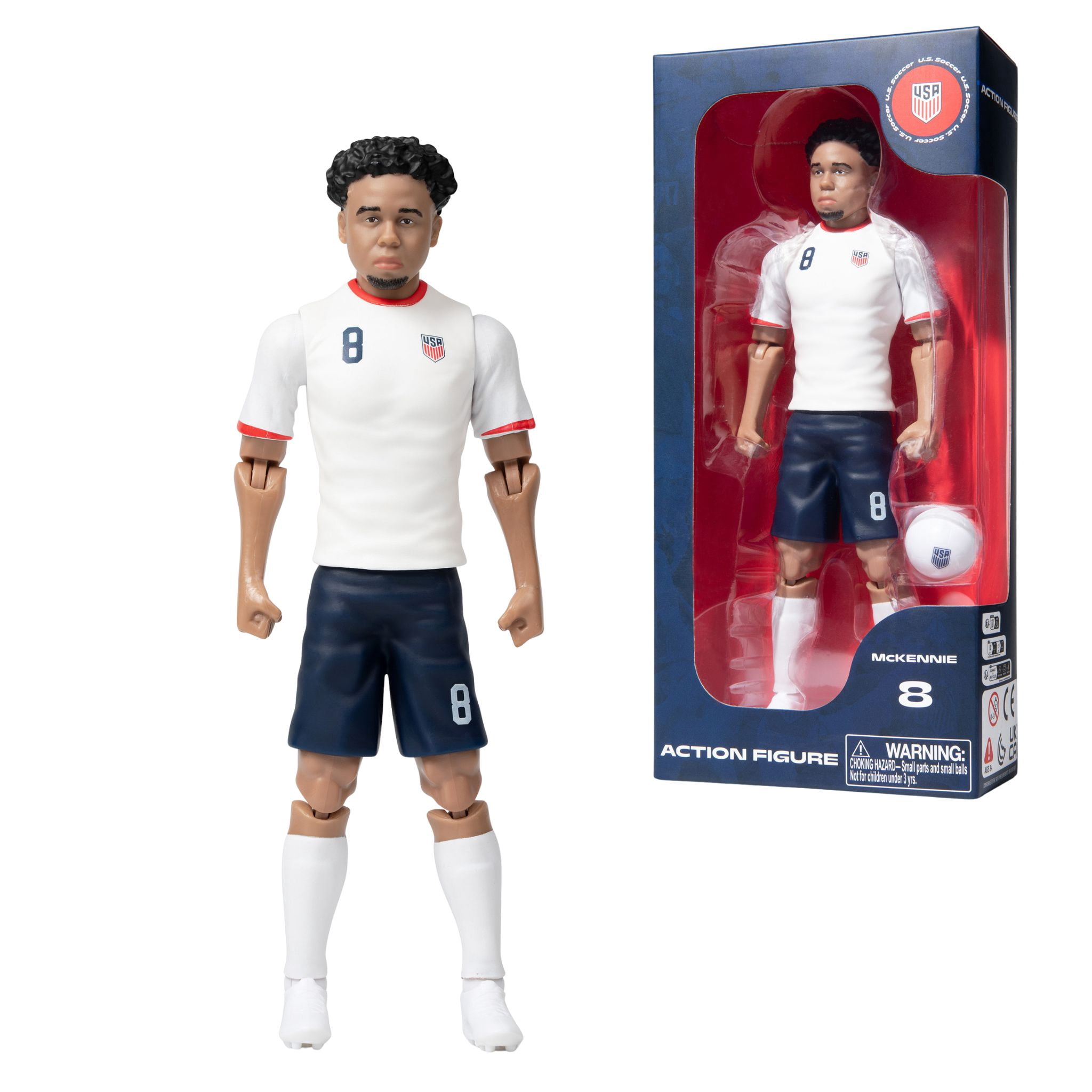 Figurine Maradona 8 Pouces – Collection Napoli, Uniforme Bleu, Boîte De Présentation – Cadeau Fan Football