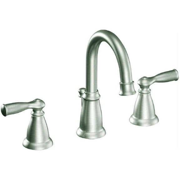Moen Banbury Bathroom Faucet Widespread High Arc - 2 Handle Lever - Silver