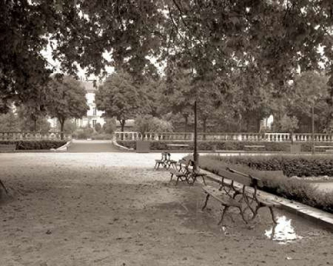 Banc de Jardin - 41 Canvas Art - Alan Blaustein (24 x 30)