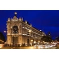 thumbnail image 1 of Banco de Espana, Plaza de Cibeles, Madrid, Spain Poster Print by Walter Bibikow (18 x 12), 1 of 1