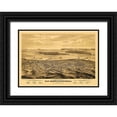 thumbnail image 1 of Bancroft 24x18 Black Ornate Wood Framed with Double Matting Museum Art Print Titled - San Diego California - Bancroft 1876, 1 of 4