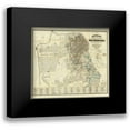 thumbnail image 1 of Bancroft, A.L. 16x15 Black Modern Framed Museum Art Print Titled - Official Guide Map of City and County of San Francisco, 1873, 1 of 5