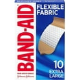 thumbnail image 1 of Band-Aid Adhesive Bandages Flexible Fabric, Extra Large, 10 Count, 1 of 9
