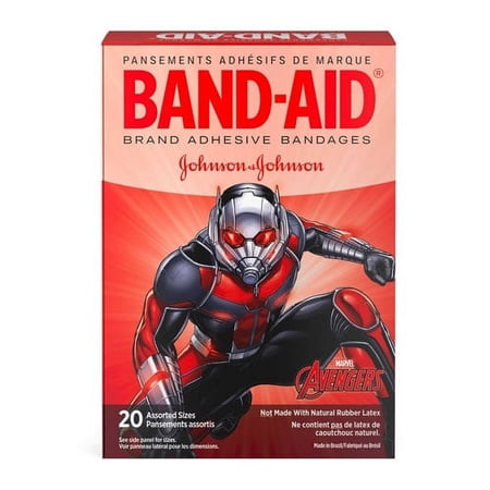 Band Aid Adhesive Bandages, Marvel Avengers Assemble, 20 Ea