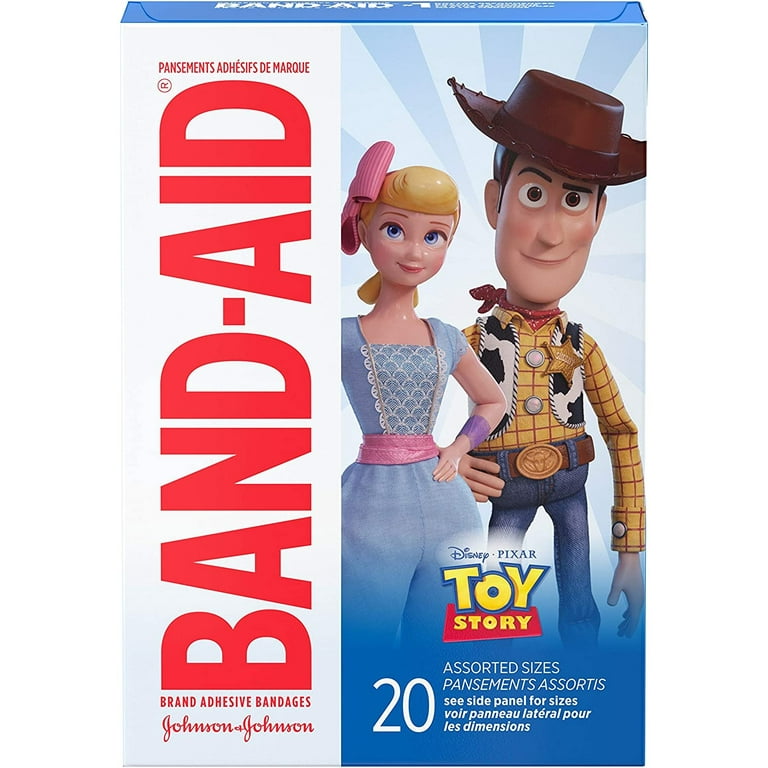 Band Aid Bandages Disney Pixar Toy Story 4 Assorted Sizes 20 ct Pack of 4