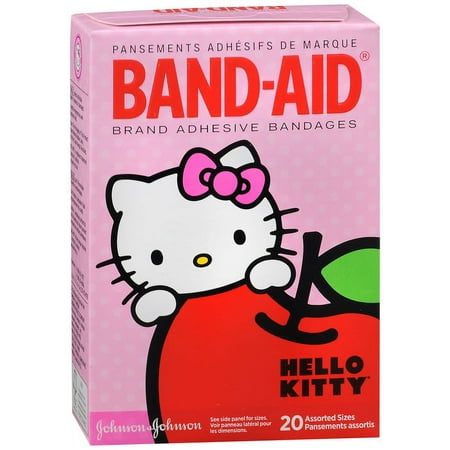 Band-Aid Brand Adehesive Bandages Hello Kitty, Assorted 20 ct